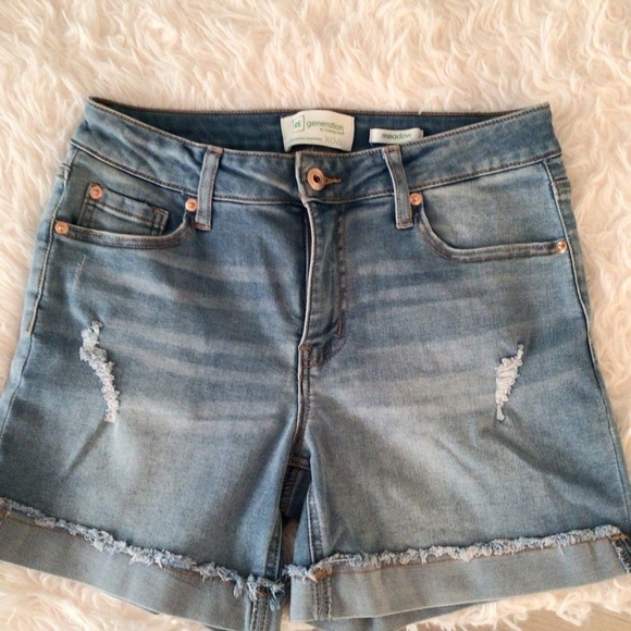 Womens Generation Meadow Stretch Jean Shorts - Picture 1 of 5